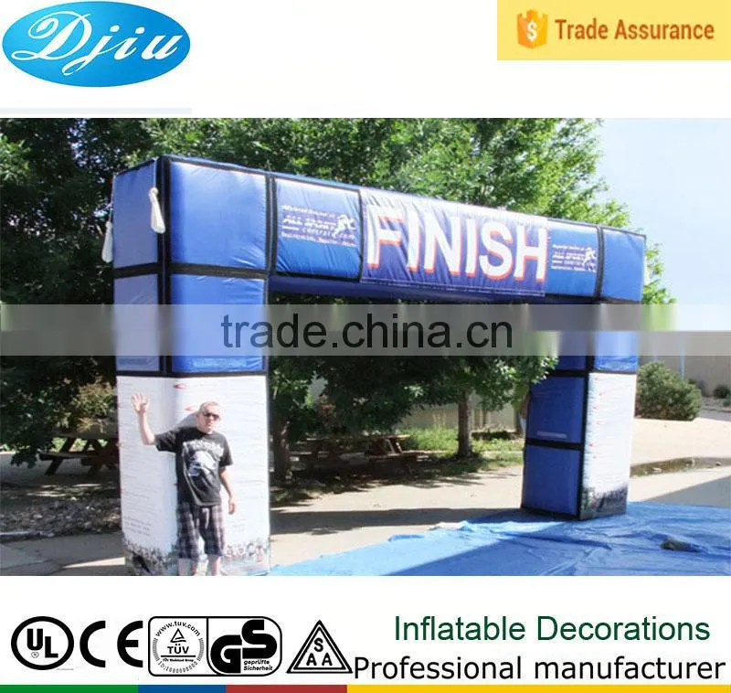 DJ-GM-02 customized size advertising inflatable archway cheap inflatable arch