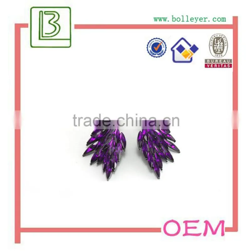Fashion Crystal Long Drop Earring