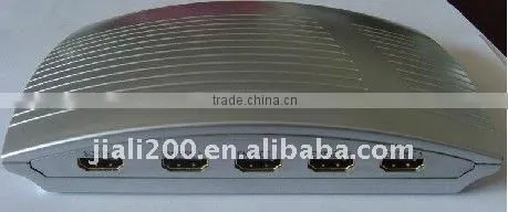 hdmi splitter 1X4,silver color,hdmi switch 4X1,CE