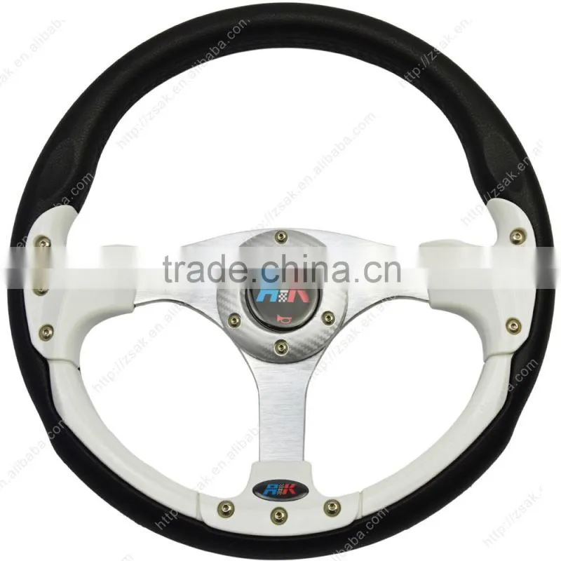 PU colored steering wheel universal steering wheel