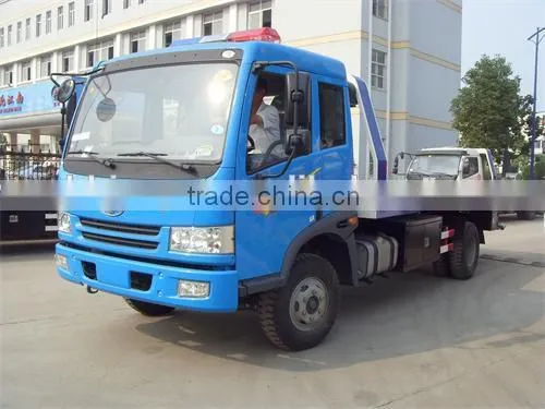 JIEFANG 4X2 Flatbed Wrecker Tow Trucks For Sale