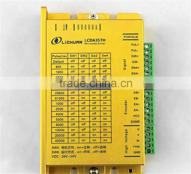 24v 2NM 3.5A 3PH NEMA23 57mm close loop stepper motor driver kit
