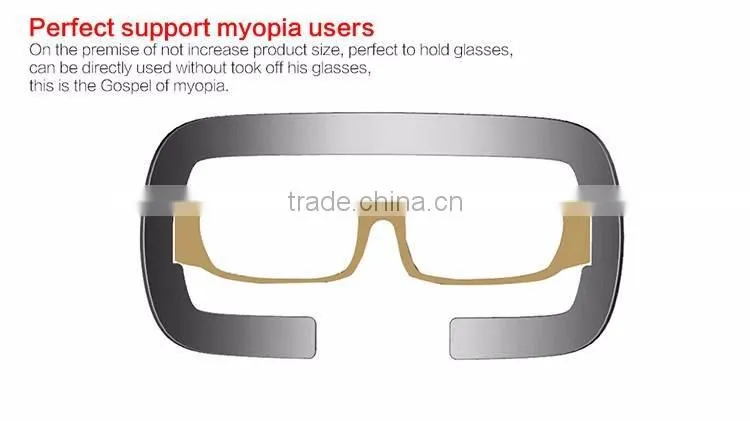 3D VR Virtual Reality Headset 3D Movie Game Glasses Adjust Cardboard VR BOX 2.0 For 3.5~6.0"