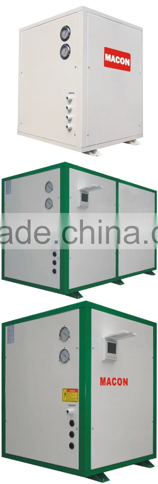 Macon geothermal heat pump DC inverter Water to water Heat Pump with CE/SAA/CCC