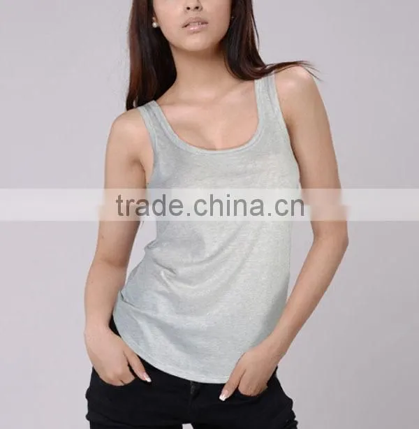 2014 Custom sport cheap blank tank top wholesale(YCT-B0457)