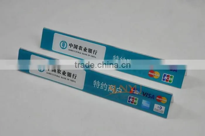 Shops Running Wall Mounted Acrylic Door Sign
