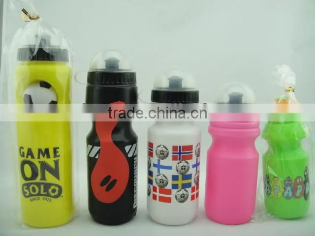 400/450/750ml plastic Sport Water Bottle with nozzle lid
