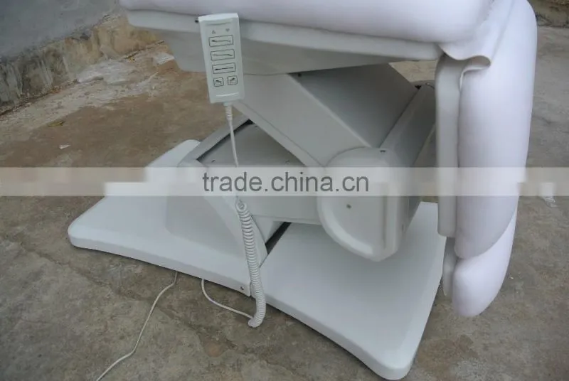 High grade PVC leather electric facial bed massage bed