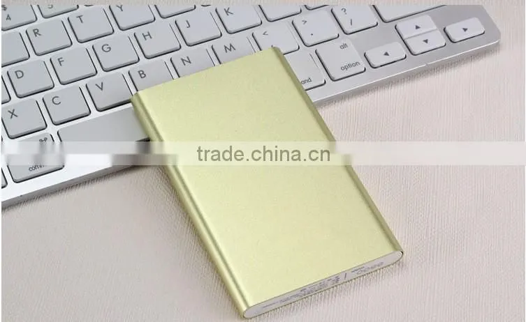 OEM/ODM China factory promotion gift lithium polymer super slim power bank 6000mah 4000mah 2.98usd one set