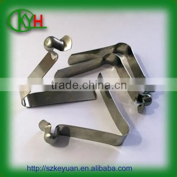 Zink plate steel spring clip button,metal spring clip button,metal spring clip for sale