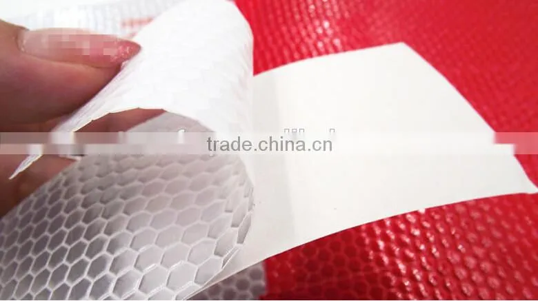 high visible sticker honeycomb reflective self adhesive tape for warning safety