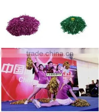 Metallic polyester film for cheerleaders shake flowers
