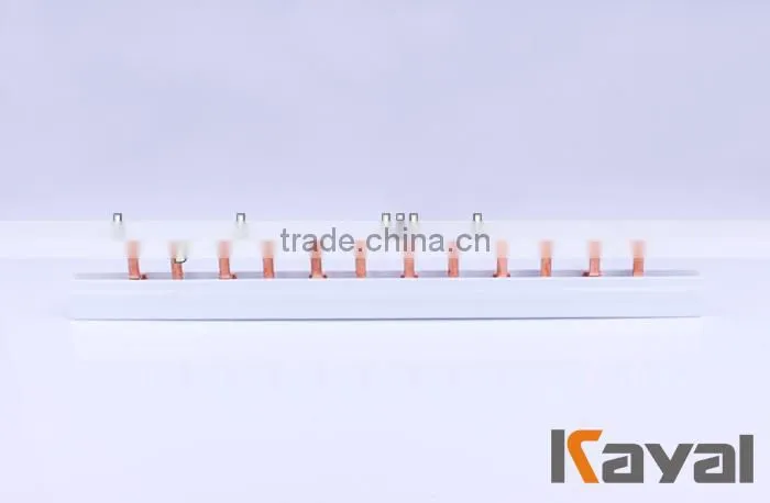 mcb bus bar U type, U-2P-63A mcb copper bus bar,high quality bus bar for mcb