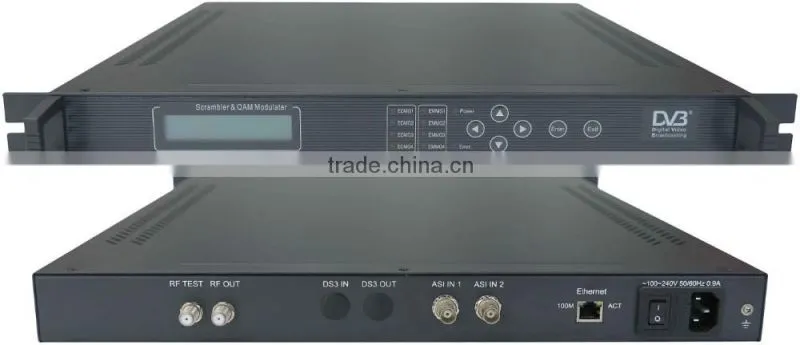 sc3102 scrambler QAM modulator (ASI in and DVB-C RF out)