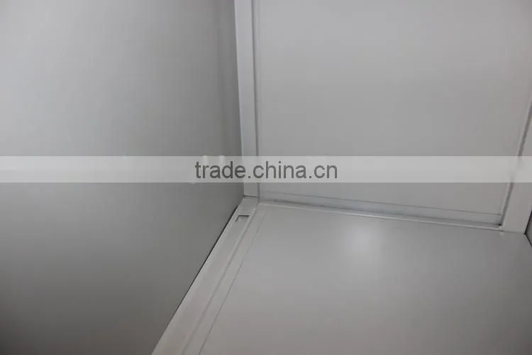 2 Tier 4 compartment Steel 4 door lockers with feet