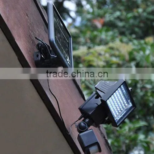 Super Bright Solar Powered 60 LED Outdoor Motion Activated Detector Sensor Security Garden Light