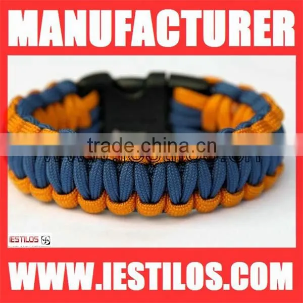 2015 classic style wholesale velcro clasp 450 paracord bracelet