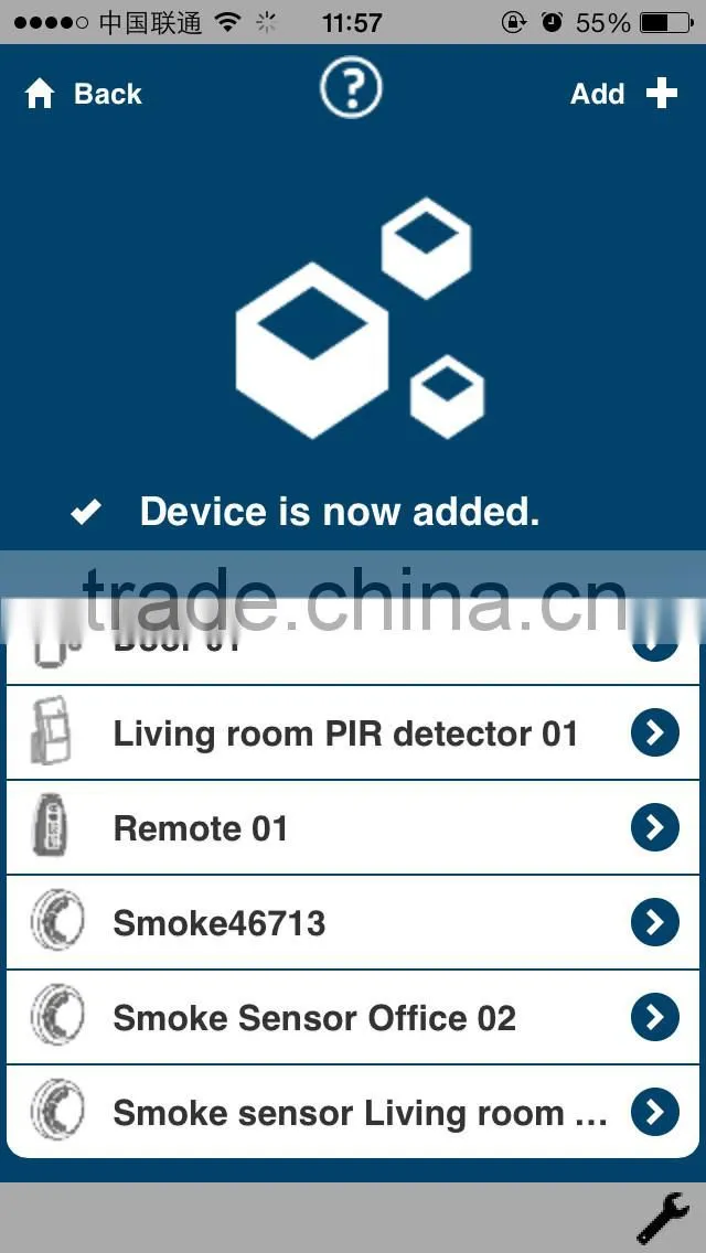 Residential Security System Cloud Based IP Alarm for ANdroid & IOS mobile APP on smart phone