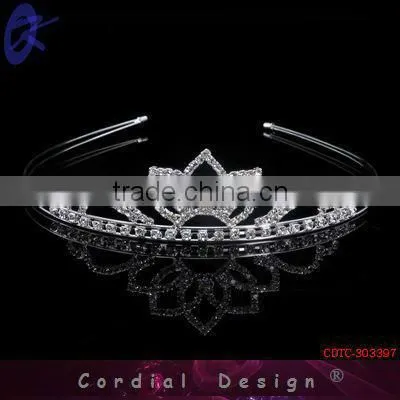 2013 New Fashion Shining Birthday Tiara Crown For Adults