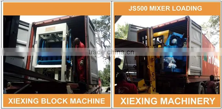 Automatic XQY10-50(QT10-15) concrete/cement block making machine by hydraulic pressure