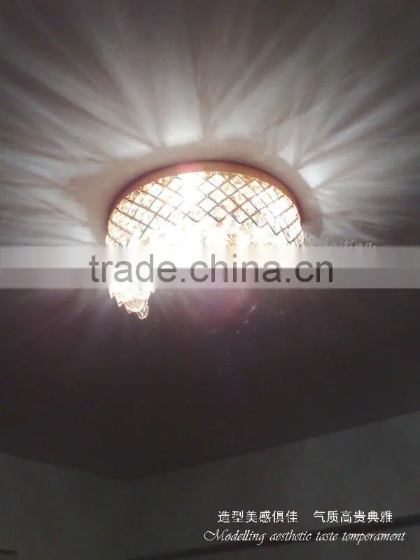 Childre cute bedroom crystal ceiling lamp