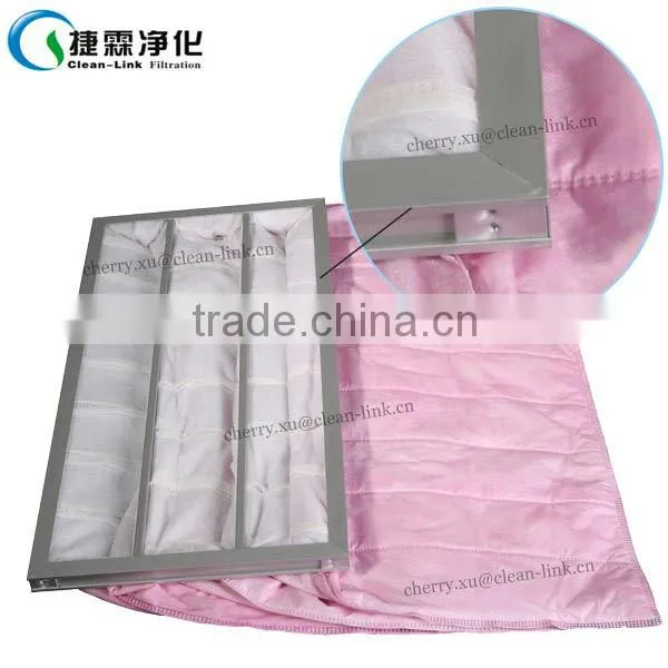 F5~F8 No-woven Pocket Filter for bags manufacturer