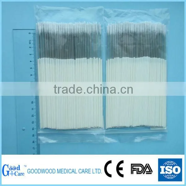 rayon head wooden stick swab/ buds for medical use