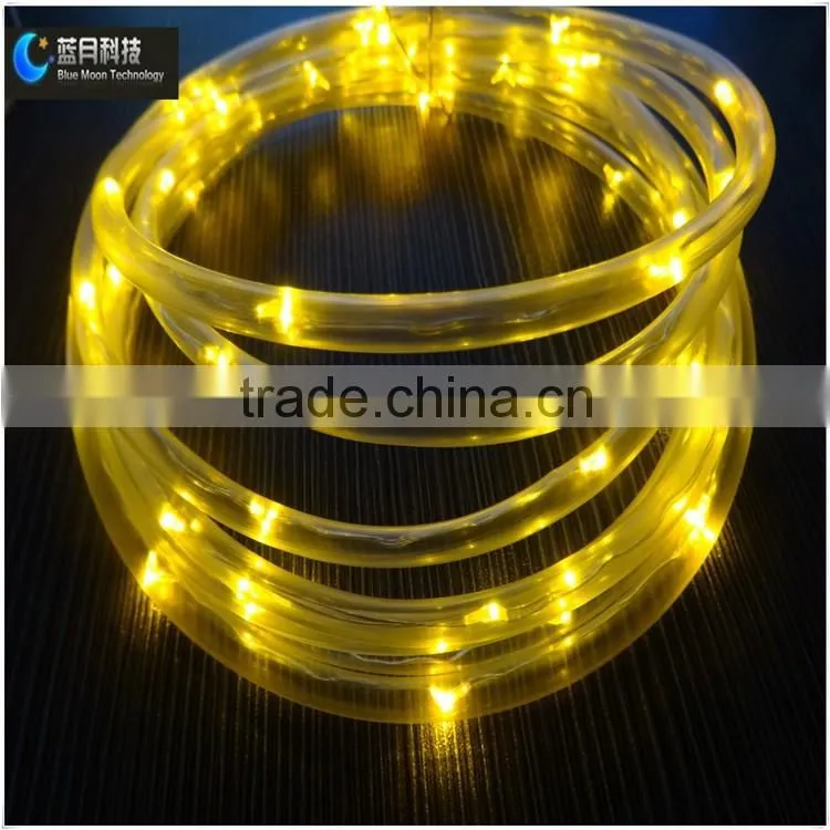 1.5m30ledsyellow Outdoor use waterproof christmas pvc tube string led light