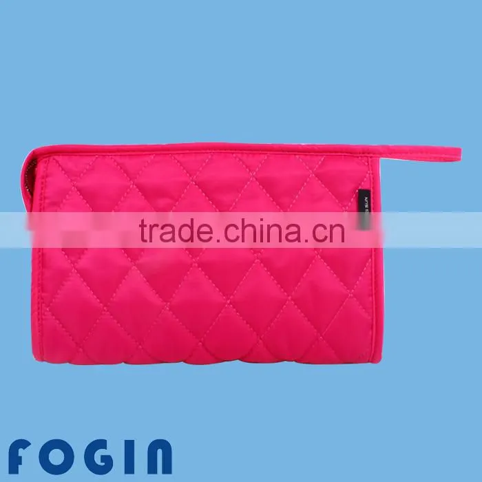 Rose color cosmetic bag,make up bag