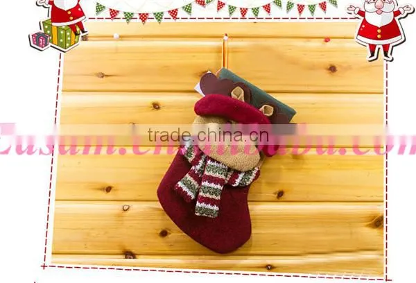 Christmas decoration supplies felt christmas stocking for gift