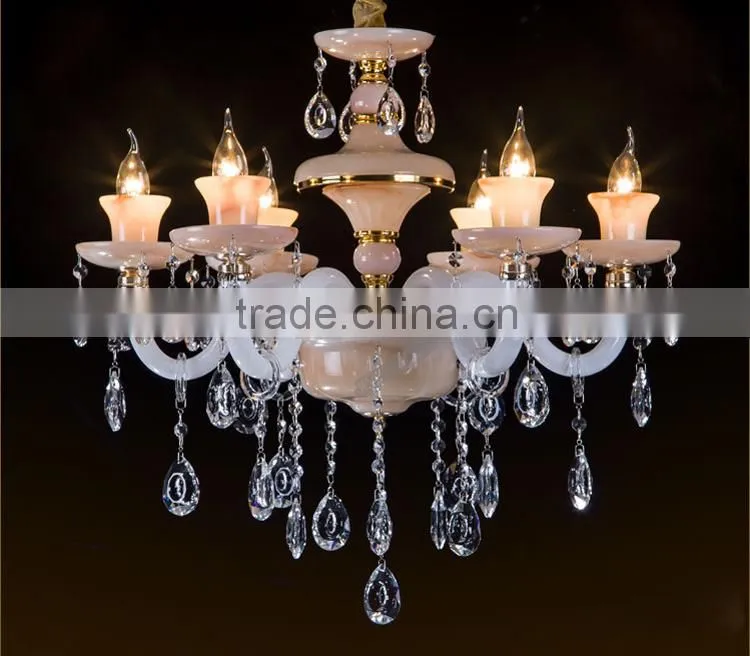 Hot Selling 6/8/10 Light Pendant Chandelier First-degree K9 Crystal Luxury Living Room Chandelier