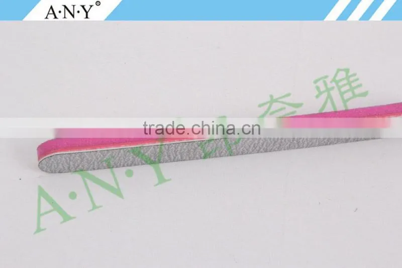 Professional Customized Design Shinning and Polishing Red Sponge Nail File Printing Logo