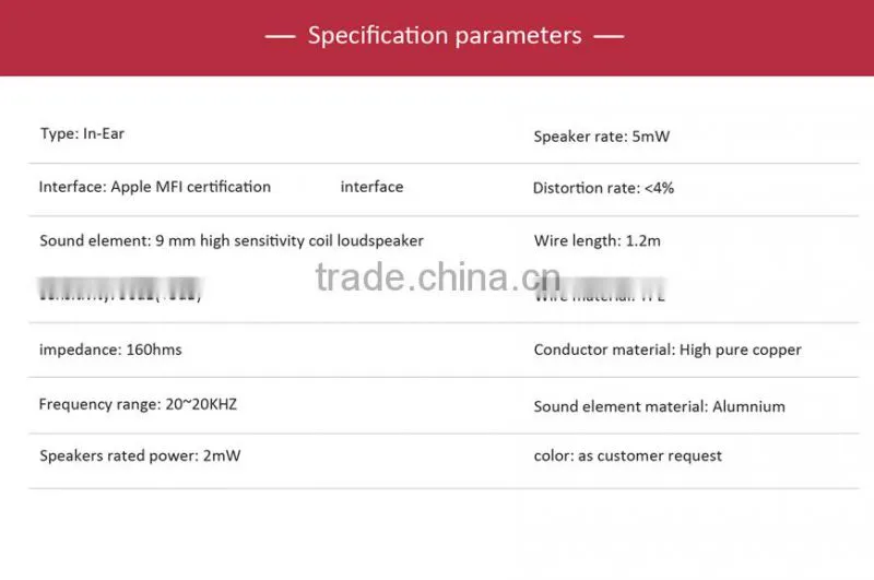 Mass production MFI certified digital earphone