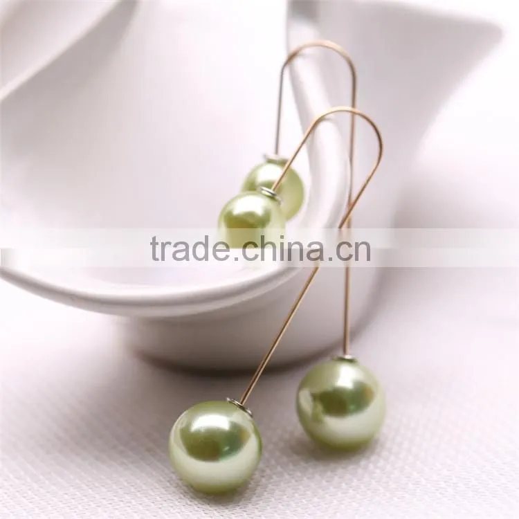 manufacturer double pearl latest design of pearl earring