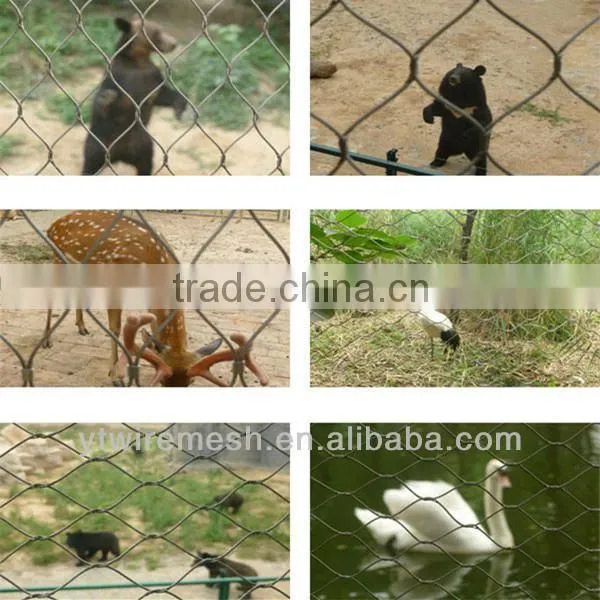 Antirusted Stairs safety rope mesh