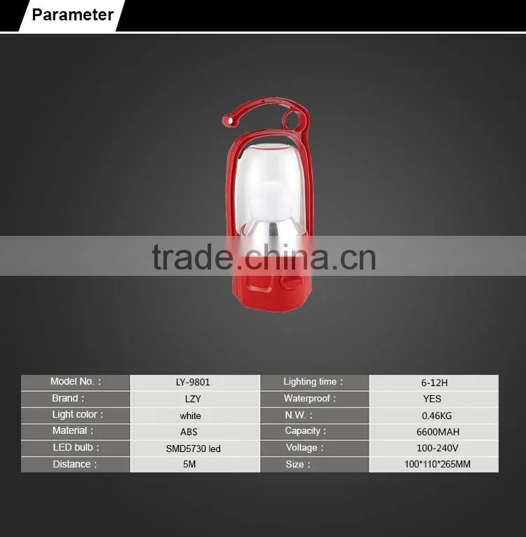 Best rechargeable camping lantern with zoomable brightness stepless adjusted switch
