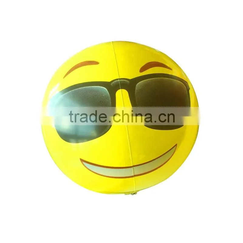2016 Summer Hollow Emoji Inflatable Beach Balls