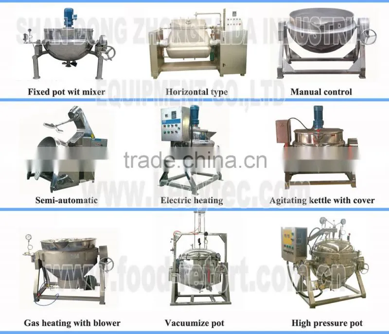 Steam Heating Jacketed Kettle