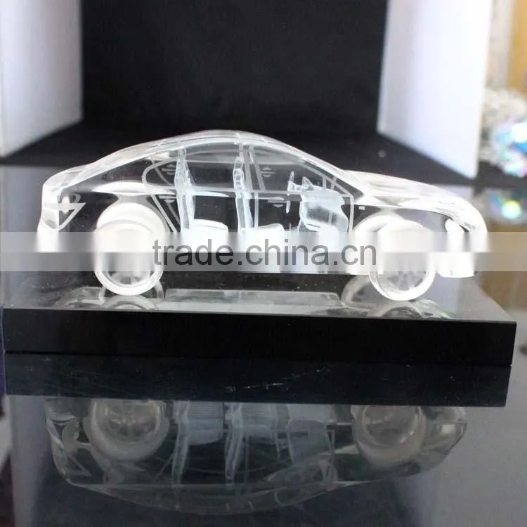 fashionable decorative crystal car model for sale