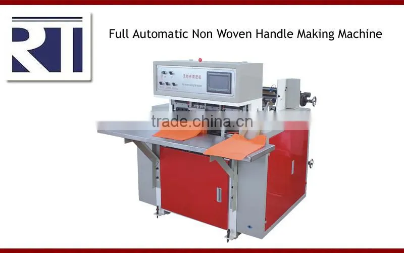 Full Automatic Two Roll Feed Non Woven Fabric Handle Making Machine