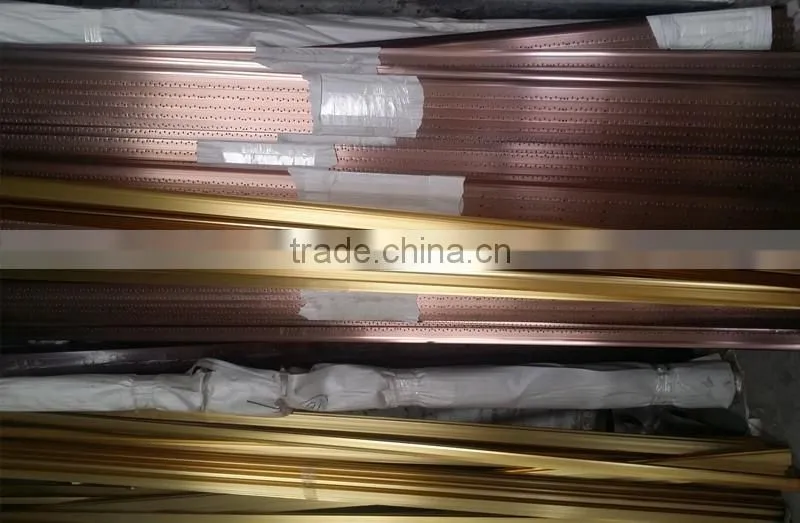 aluminium tile trim bronze metal tile trim