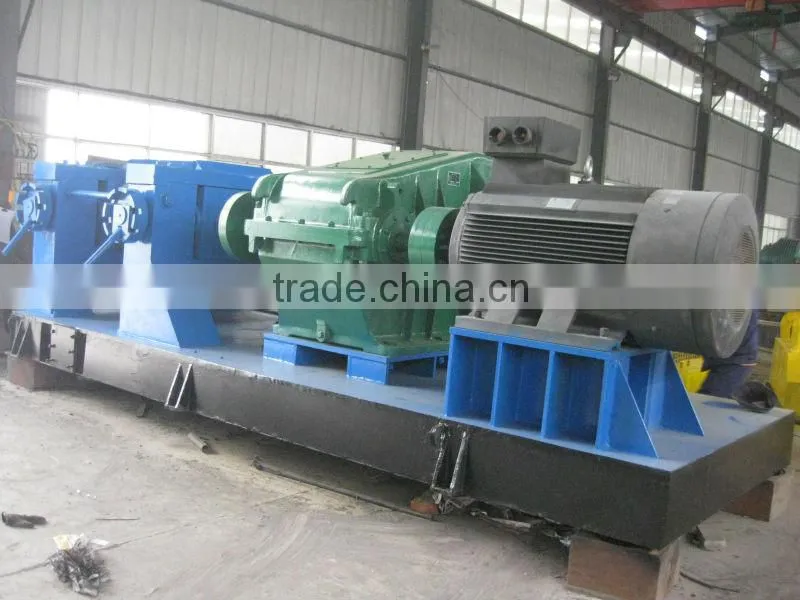 Waste tire recycling line used tire crush machine