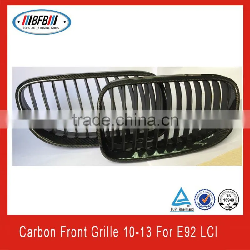 carbon fiber auto parts front splitters for BMW E92 spoiler, mirror cover, front grille
