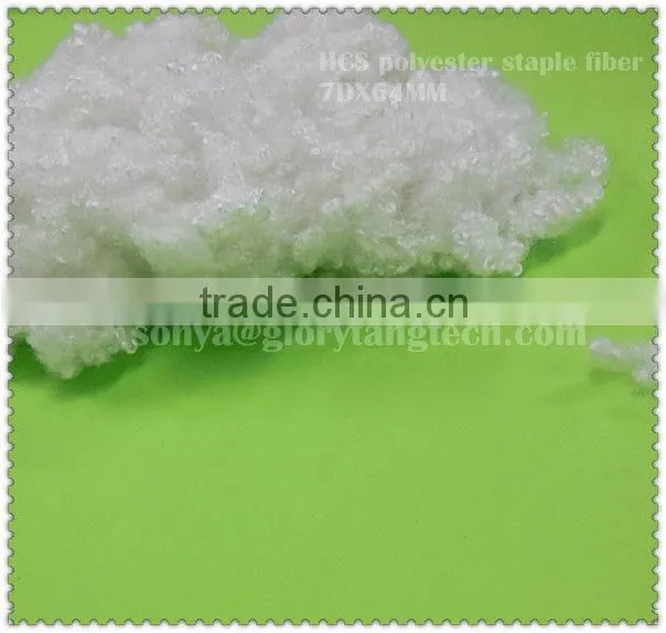 hollow conjugated polyester staple fiber