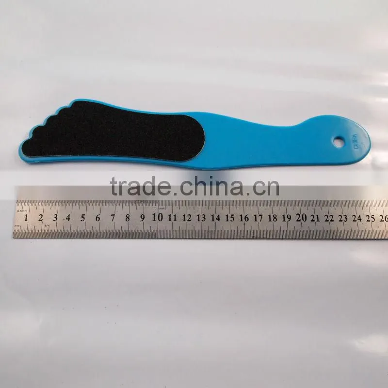Double side sandpaper foot shaped foot file emery board