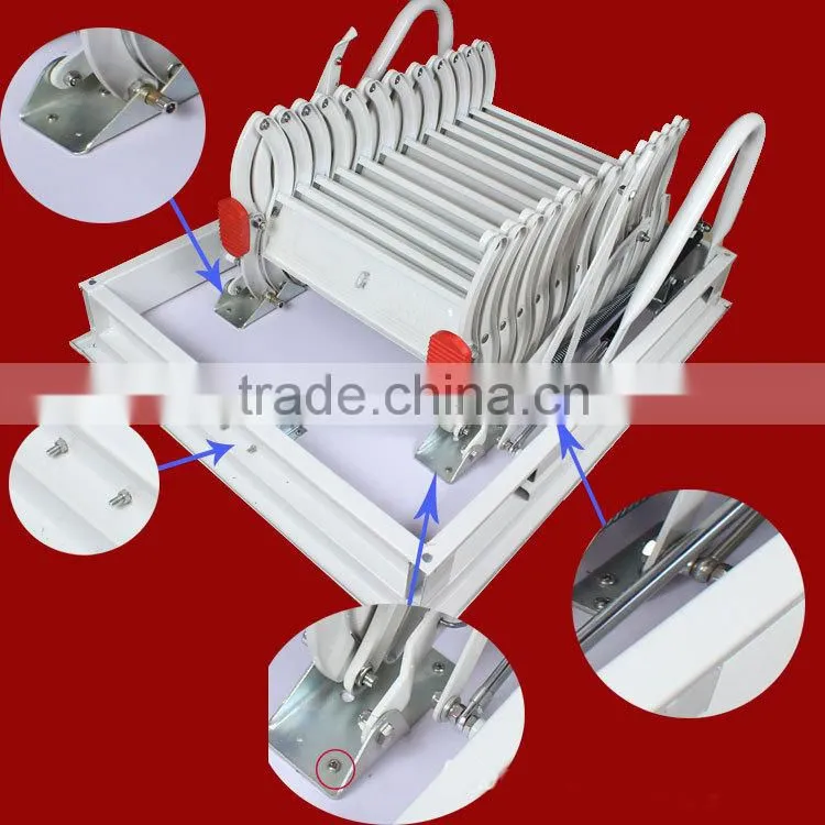 telescopic loft ladders, hydraulic folding attic stairs