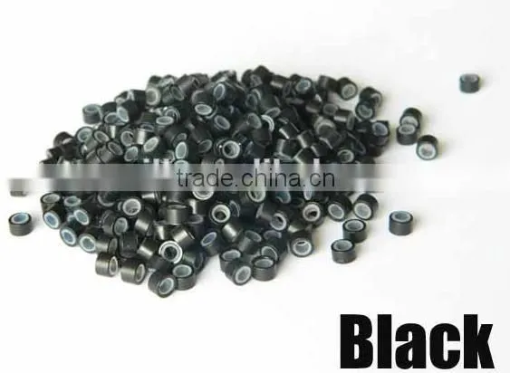 hair extension micro beads silicone micro rings silicone beads for hair extension 5030 1000pcs/bottle 500pcs/bottle