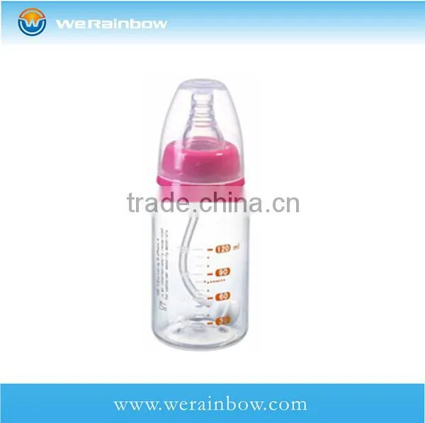 funny plastic baby feeding bottle