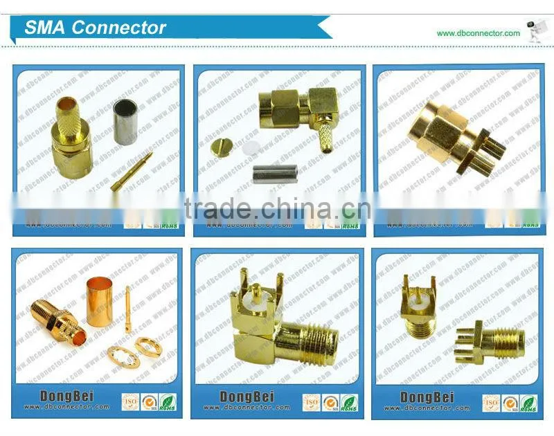 RG174 coaxial cable RF connector RP sma connector cable