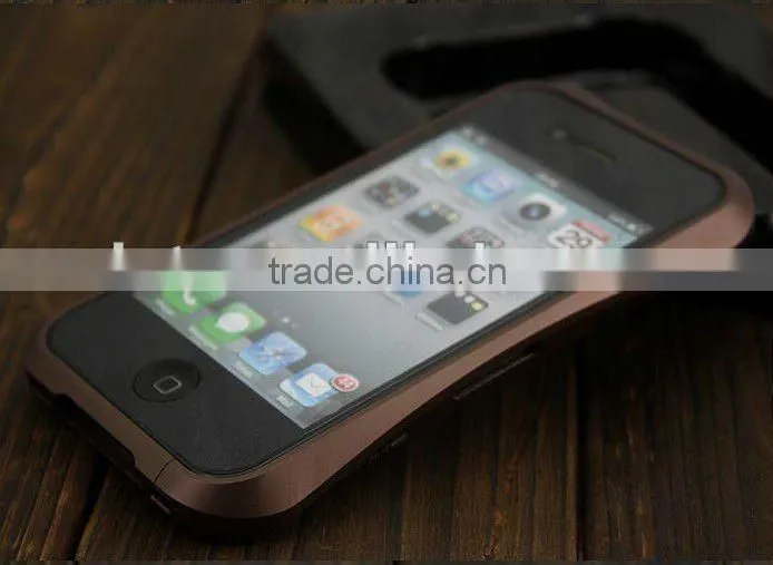 high quality novelty Durable Aluminium Metal Bumper Cover Case for iphone 4 4S